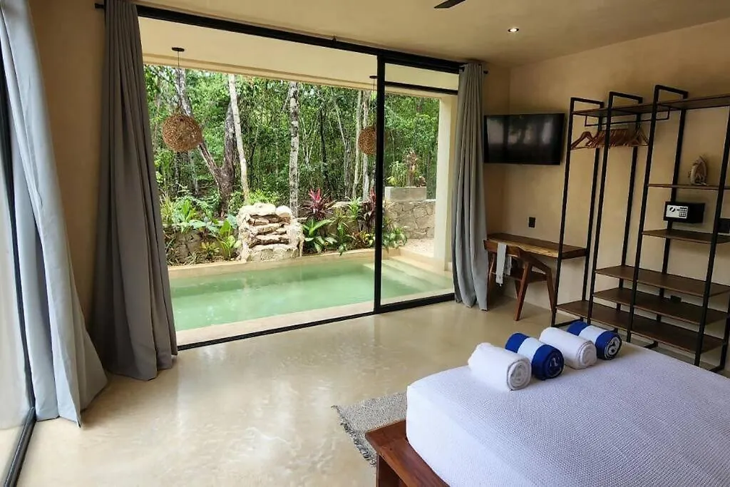 Little Oasis With Private Pool In The Jungle Apartman Chemuyil