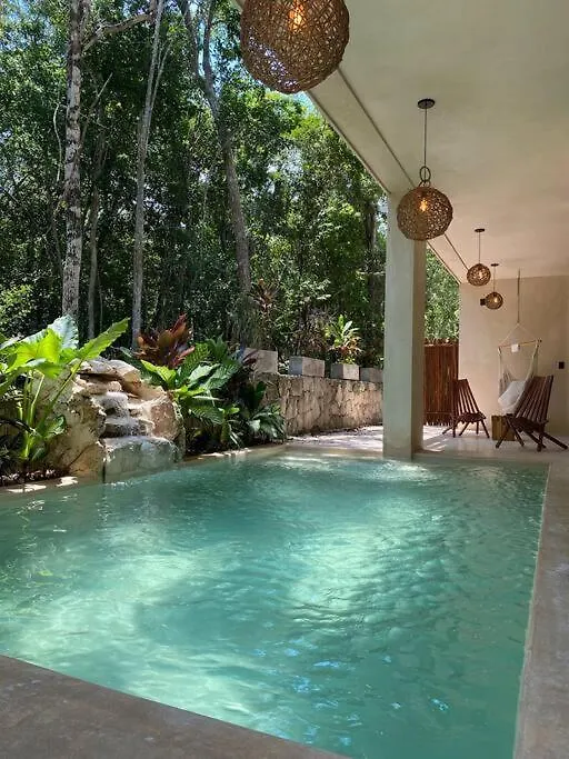 Appartement Little Oasis With Private Pool In The Jungle à Chemuyil